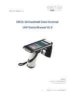 Eximia Srl ORCA-50 Manual preview