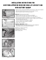 Предварительный просмотр 4 страницы Exit Light NYCLSM Series Installation Instructions Manual