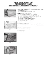 Предварительный просмотр 6 страницы Exit Light NYCLSM Series Installation Instructions Manual