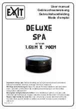 EXIT Toys Deluxe spa 1.65m x 70cm User Manual preview