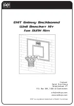 Preview for 20 page of EXIT Toys Galaxy Backboard User Manual