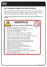 Предварительный просмотр 46 страницы EXIT Toys PeakPro User Manual