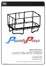 Предварительный просмотр 70 страницы EXIT Toys PeakPro User Manual