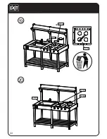 Предварительный просмотр 22 страницы EXIT Toys Yummy Outdoor Play Kitchen 100 User Manual