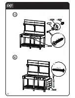 Предварительный просмотр 34 страницы EXIT Toys Yummy Outdoor Play Kitchen 100 User Manual