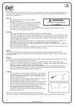 Preview for 6 page of Exit Loft 100 User Manual