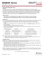 Предварительный просмотр 4 страницы Exitronix EQUITY LINE QXEDGP Series Installation Instructions