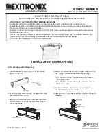 Exitronix S900U Series Installation Instructions предпросмотр