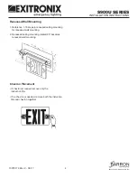 Предварительный просмотр 4 страницы Exitronix S900U Series Installation Instructions