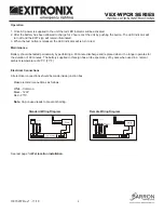 Preview for 3 page of Exitronix VEX-WPCR Series Installation Instructions