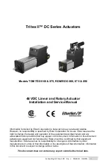 Exlar Tritex II DC Series Installation And Service Manual предпросмотр