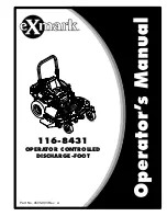 Exmark 116-8431 Operator'S Manual preview