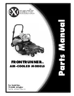 Exmark FrontRunner Air-Cooled Parts Manual preview