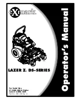 Exmark LAZER Z DS-SERIES Operators Operator'S Manual preview