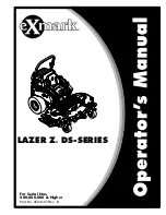 Preview for 1 page of Exmark LAZER Z DS Series Operator'S Manual