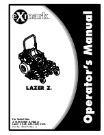 Exmark LAZER Z E Series Operator'S Manual предпросмотр