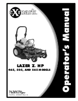 Exmark Lazer Z HP 465 Operator'S Manual preview