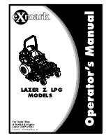 Exmark LAZER Z LPG Operators Operator'S Manual preview