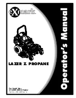 Предварительный просмотр 1 страницы Exmark LAZER Z PROPANE LZS740PKC524 Operator'S Manual