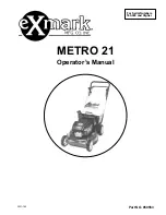 Preview for 1 page of Exmark M217B Operator'S Manual