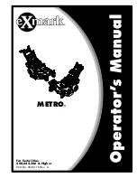 Preview for 1 page of Exmark METRO 346 Operator'S Manual