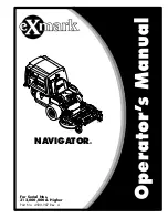 Предварительный просмотр 1 страницы Exmark NAVIGATOR NV640KC Operator'S Manual