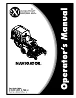 Exmark NAVIGATOR Operator'S Manual preview