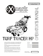 Exmark Turf tracer HP Operator'S Manual preview