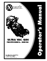 Exmark Ultra Vac QDS Frontrunner Operator'S Manual preview