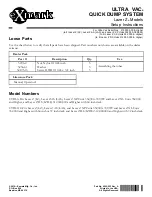 Exmark ULTRA VAC UVD6672 Setup Instructions предпросмотр