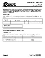 Exmark Ultravac Bagger 126-8680 Setup Instructions предпросмотр