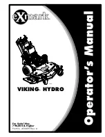 Preview for 1 page of Exmark Vikingtm Hydro Operator'S Manual