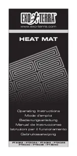 Preview for 1 page of Exo Terra HEAT MAT Operating Instructions Manual