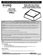 Предварительный просмотр 1 страницы Exo RWL2 Installation Instructions