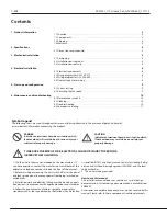 Предварительный просмотр 2 страницы Exodraft GSV 200 Installation And Operation Manual