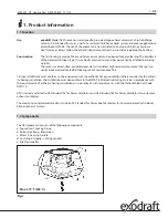 Предварительный просмотр 3 страницы Exodraft GSV 200 Installation And Operation Manual