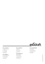 Preview for 52 page of Exodraft Xzense Instruction Manual