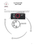 Preview for 6 page of Exogal Ion Power DAC User Manual