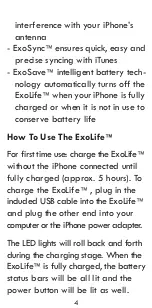 Предварительный просмотр 5 страницы ExoGear ExoLife Manual