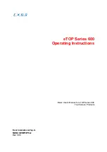 Предварительный просмотр 1 страницы Exor eTOP507G Operating Instructions Manual