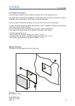 Предварительный просмотр 14 страницы Exor eTOP507G Operating Instructions Manual