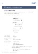 Preview for 8 page of Exor eX700 Series Operating Instructions Manual