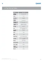 Preview for 13 page of Exor JSmart705 Operating Instructions Manual