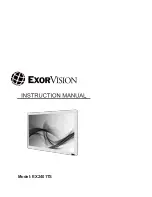 Предварительный просмотр 1 страницы ExorVision EX2401TS Instruction Manual