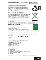 Предварительный просмотр 5 страницы Exotek Instruments MC-160SA User Manual