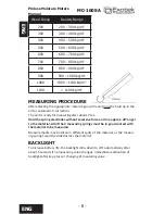 Предварительный просмотр 6 страницы Exotek Instruments MC-160SA User Manual