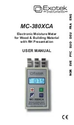 Exotek Instruments MC-380XCA User Manual предпросмотр