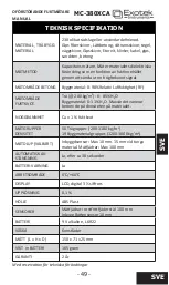 Предварительный просмотр 49 страницы Exotek Instruments MC-380XCA User Manual