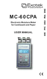 Предварительный просмотр 1 страницы Exotek Instruments MC-60CPA User Manual