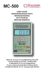 Exotek MC-500 User Manual preview